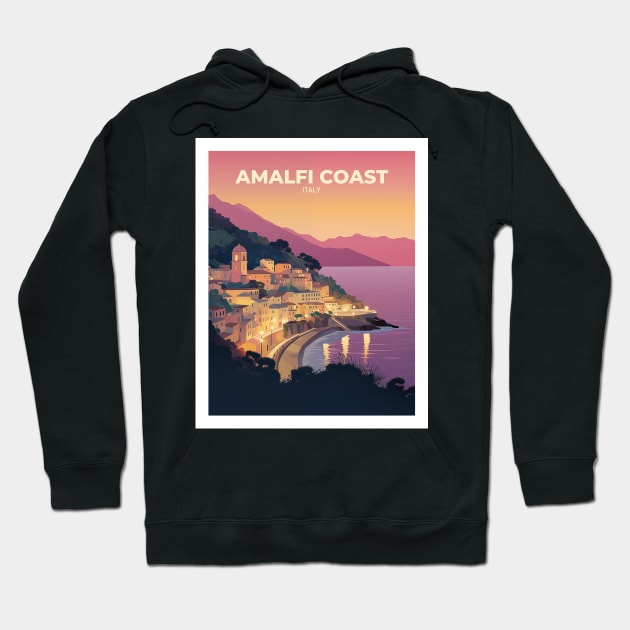 AMALFI COAST Hoodie by MarkedArtPrints